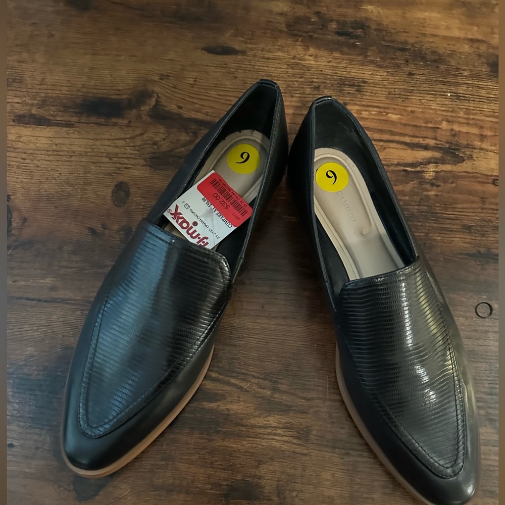 Black Vince loafers